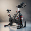 Exercise Bike Indoor Stationary Cycling Bike with 350Lbs Weight Capacity 100 Resistance with LED Monitor Free APP Silent Belt Drive and Comfortable Seat Cushion for Cardio Workout