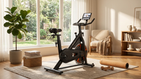 Exercise Bike, Stationary Bikes for Home, Magnetic Indoor Cycling Bike with Self-Developed APP, 330Lbs Capacity & Comfortable Seat Cushion & Tablet Mount for Weight Loss Gym Cardio — Lifestyle